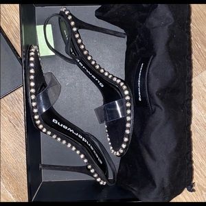 Alexander wang nova crystal heel size 39